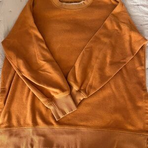 Aerie women’s Crewneck Sweater in Warm Orange